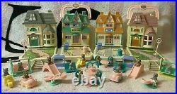 Teddy's Wonderland Vintage 1990's Shops Bear Figures Accessories Set Toy Lot