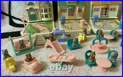 Teddy's Wonderland Vintage 1990's Shops Bear Figures Accessories Set Toy Lot