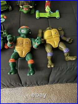 Teenage Mutant Ninja Turtles 1990s Vintage Action Toy Figures TNMT Lot