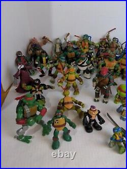 Teenage Mutant Ninja Turtles Action Figures Lot of 38 & Accessories