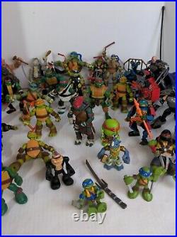 Teenage Mutant Ninja Turtles Action Figures Lot of 38 & Accessories