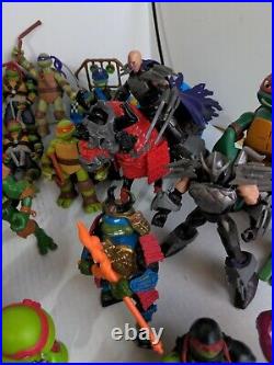 Teenage Mutant Ninja Turtles Action Figures Lot of 38 & Accessories