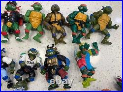 Teenage Mutant Ninja Turtles Vintage Toy Lot 25 Action Figures TMNT 1988-1991