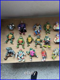 Teenage mutant ninja turtles vintage Toy Lot