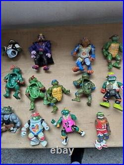Teenage mutant ninja turtles vintage Toy Lot