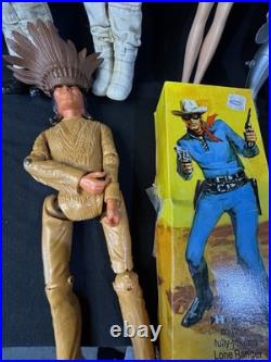 The Lone Ranger Action Figure 1973 Lot with Accessories Vintage Toy Western