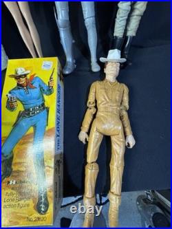 The Lone Ranger Action Figure 1973 Lot with Accessories Vintage Toy Western