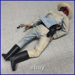 The Lone Ranger Action Figure Doll Gabriel Toys 1973 WithClothes & Gun Belt? Read