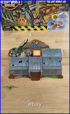 The Lost World Jurassic Park Lab Micro Playset B Hasbro 1997 Complete with Box
