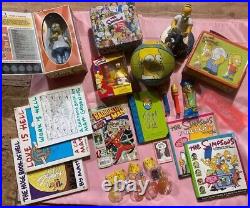 The Simpsons Vintage Toy Lot? Dolls, Books, Pez, Ball & More