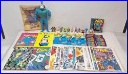 The Tick Vintage Toy / Comic Lot Bandai Super Hero Action Figure 1990s Books VTG