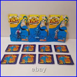 The Tick Vintage Toy / Comic Lot Bandai Super Hero Action Figure 1990s Books VTG