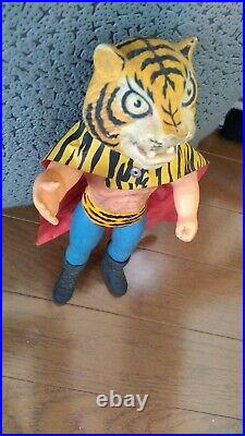 Tiger Mask Soft vinyl figure Japan Pro Wrestling Vintage Retro Toy Rare