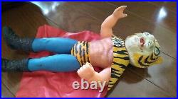 Tiger Mask Soft vinyl figure Japan Pro Wrestling Vintage Retro Toy Rare