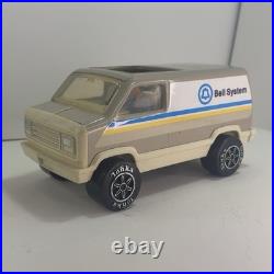 Tonka Vintage Bell System Van Toy with Worker Figure and Accessories