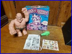 Tony The Tattooed Man By Mattel 1992 Caveman complete toy accessories VTG