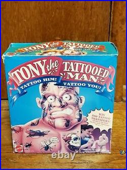 Tony The Tattooed Man By Mattel 1992 Caveman complete toy accessories VTG