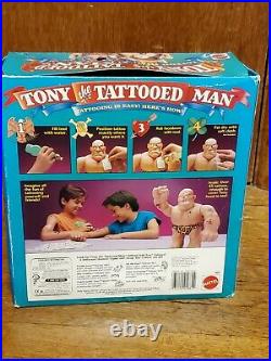 Tony The Tattooed Man By Mattel 1992 Caveman complete toy accessories VTG