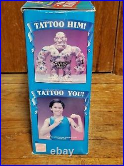 Tony The Tattooed Man By Mattel 1992 Caveman complete toy accessories VTG