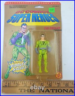 Toy Biz DC Batman Figures Lot Bob The Goon/ Joker/Riddler/Robin 5 1989 VTG NOC