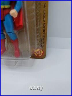 Toy Biz DC Comics Super Heroes Superman Figure Kryptonite Ring MOC Vintage 1989
