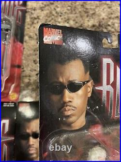 Toy Biz Marvel 48080 Collector Editions Blade Figures Complete Set NEW 1997 VTG