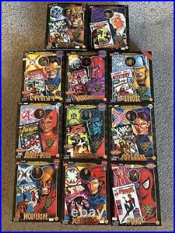 Toy Biz Marvel Comics Famous Cover Series Lot Of 11 8 Figures Vintage Rare