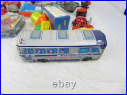 Toy Figure lot windup 70's 80's 90's China Taiwan Korea tin litho plastic