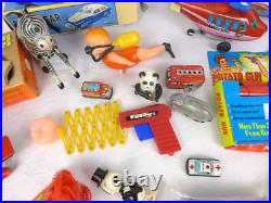 Toy Figure lot windup 70's 80's 90's China Taiwan Korea tin litho plastic