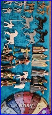 Toy Figures Lot Vintage M. U. S. C. L. E. Men Figures 1980s + 2001 Lord Of The Rings