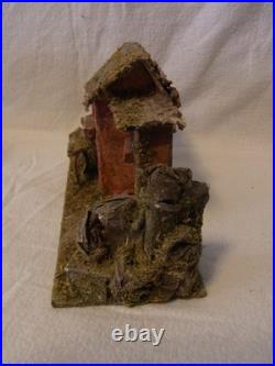 Toy Landscape House for Elastolin or Lineol for Figures Vintage German #WithU