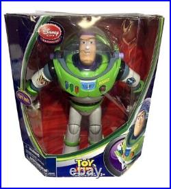 Toy Story Talking Buzz Lightyear Action Figure Disney Store Exclusive VTG NIB