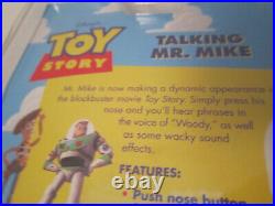 Toy Story Talking Mr. Mike VTG Vintage NEW and White, 1996 RARE Various Talk