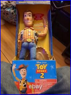 @ Toy Story Woody Pull String Talking Doll New In Box Vintage Disney
