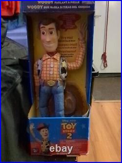 @ Toy Story Woody Pull String Talking Doll New In Box Vintage Disney