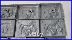 Toy Vintage Injection Die Casting 10 Molds by World Die Caster Molding Figures