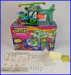 Turtlecopter TMNT Teenage Mutant Ninja Turtles Vehicle with Box 1990 Toy Vintage