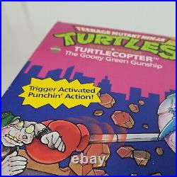 Turtlecopter TMNT Teenage Mutant Ninja Turtles Vehicle with Box 1990 Toy Vintage