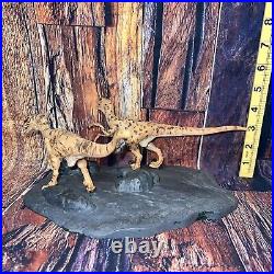 ULTRA RARE Vintage 1997 U. C. S & Amblin Velociraptor Figure Collector Toy READ