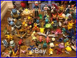Used Lot Of 166 Vintage Tomy, Bandai, Jakks Gen 1 6 Pokemon Toy Figures