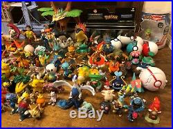 Used Lot Of 166 Vintage Tomy, Bandai, Jakks Gen 1 6 Pokemon Toy Figures