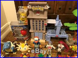 Used Lot Of 166 Vintage Tomy, Bandai, Jakks Gen 1 6 Pokemon Toy Figures