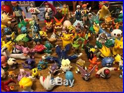 Used Lot Of 166 Vintage Tomy, Bandai, Jakks Gen 1 6 Pokemon Toy Figures