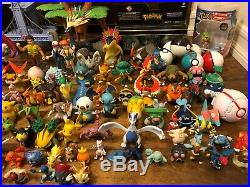 Used Lot Of 166 Vintage Tomy, Bandai, Jakks Gen 1 6 Pokemon Toy Figures