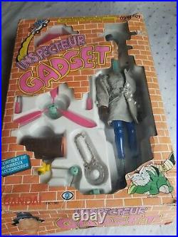 V. Good conditon Vintage 80's Inspector Gadget Toy Figurine(box stain damaged)