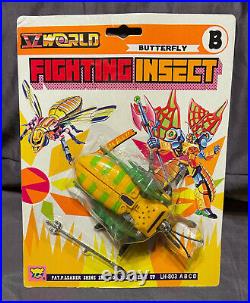 V World Fighting Insect BUTTERFLY RARE! NIP Vintage Toy