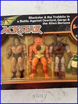 VERY RARE Galoob Blackstar ORIGINAL Vintage 1983 COMPLETE TOY SET TAPED