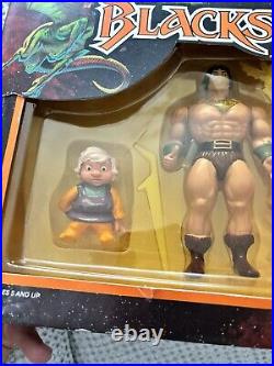 VERY RARE Galoob Blackstar ORIGINAL Vintage 1983 COMPLETE TOY SET TAPED