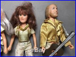 VG Vintage 1970s Hasbro ABBA 8 TOY DOLL POP Music BAND FIGURE SET Bjorn Benny