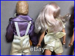 VG Vintage 1970s Hasbro ABBA 8 TOY DOLL POP Music BAND FIGURE SET Bjorn Benny